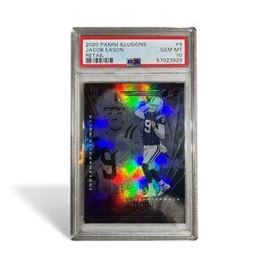 2020 PANINI ILLUSIONS #9 JACOB EASON RETAIL PSA 10